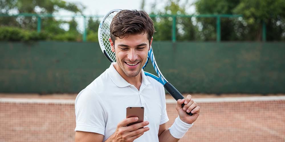 Tennis captain making informed decisions using Ralle's smart planning tools